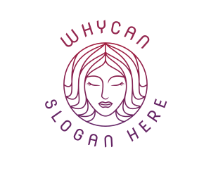 Woman Fashion Cosmetics Logo