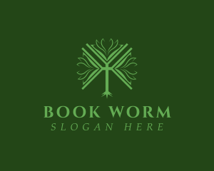 Read - Book Tree Wisdom logo design