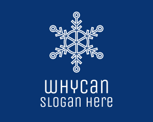 Simple Snowflake Pattern Logo