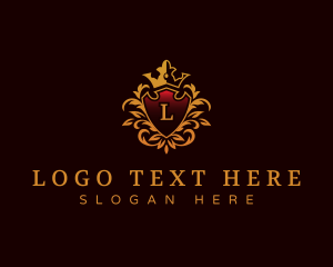 Noble - Luxury Shield Ornament logo design