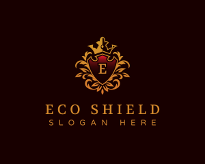 Luxury Shield Ornament logo design