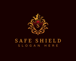 Luxury Shield Ornament logo design