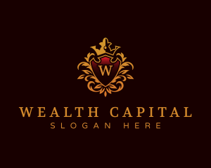 Luxury Shield Ornament logo design