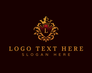 Hotel - Luxury Shield Ornament logo design