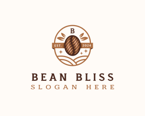 Bean - Brewed Coffee Bean logo design