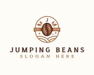 Brewed Coffee Bean logo design