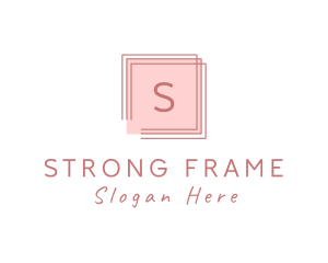 Simple Frame Boutique logo design