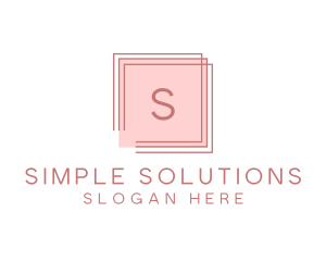 Simple Frame Boutique logo design