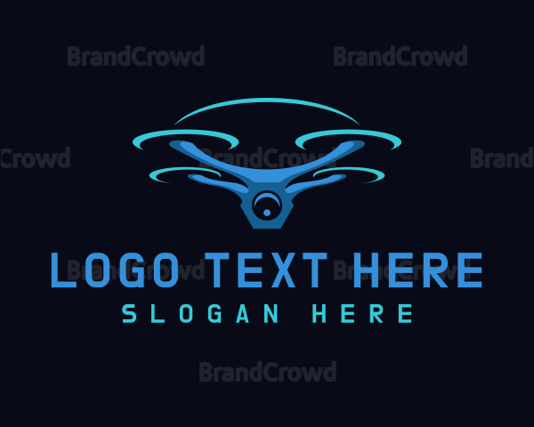 Flying Camera Drone Logo