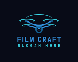 Cinematography - Flying Camera Drone logo design