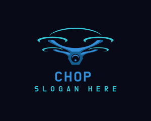 Cinematography - Flying Camera Drone logo design