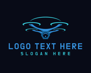 Cinematography - Flying Camera Drone logo design