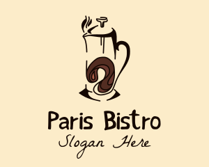 Coffee French Press  logo design