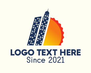 Building Maintenance - Sunset City Tower logo design