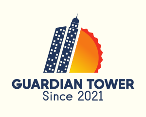 Sunset City Tower  logo design