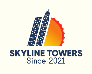 Sunset City Tower  logo design