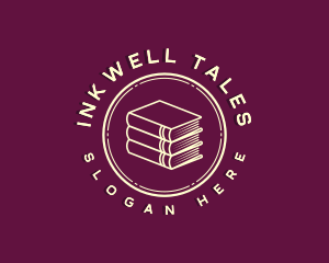 Novel - Book Library Bookstore logo design