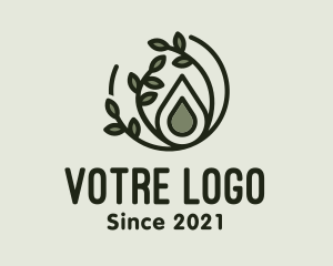 Dew - Organic Oil Droplet logo design