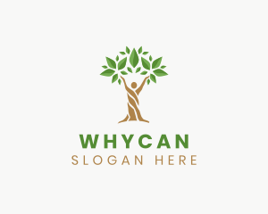 Human Wellness Tree Logo