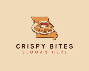 Fried - Ravioli Missouri Food logo design