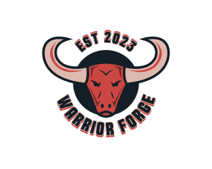 Bull Horns Animal Logo