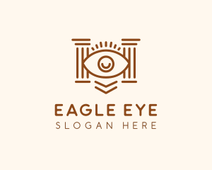 Mystic Eye Pillar logo design