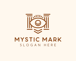 Mystic Eye Pillar logo design