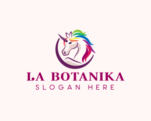 Esport - Unicorn LGBT Horse logo design