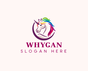 Lgbt - Unicorn LGBT Horse logo design