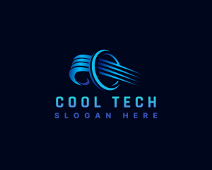 Fridge - Industrial Cooling Ventilation logo design