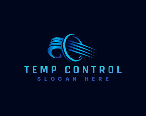 Thermostat - Industrial Cooling Ventilation logo design