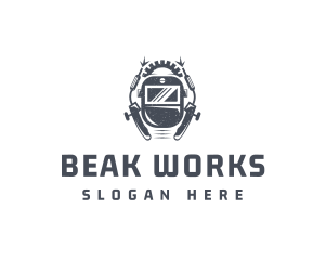 Blowtorch Industrial Welder logo design