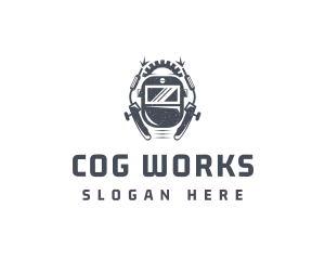 Blowtorch Industrial Welder logo design