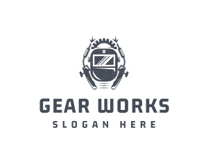 Blowtorch Industrial Welder logo design