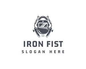 Blowtorch Industrial Welder logo design