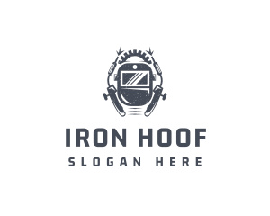 Blowtorch Industrial Welder logo design