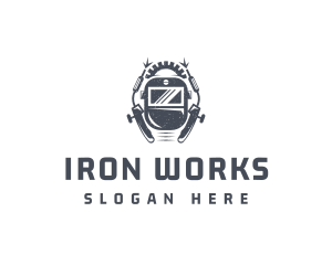 Blowtorch Industrial Welder logo design