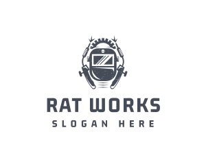 Blowtorch Industrial Welder logo design