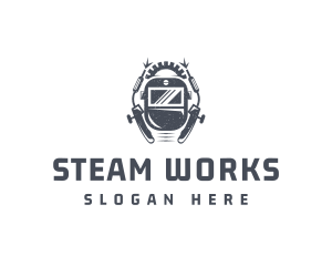 Blowtorch Industrial Welder logo design