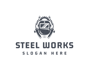 Blowtorch Industrial Welder logo design