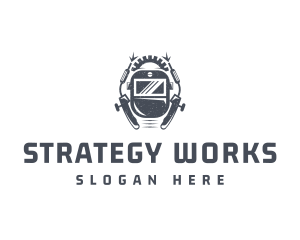 Blowtorch Industrial Welder logo design