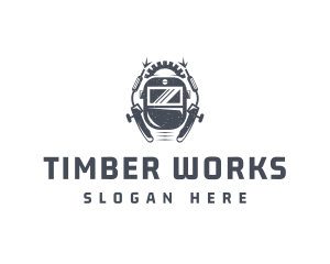 Blowtorch Industrial Welder logo design