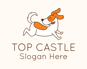 Cute Jolly Dog Logo