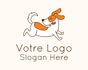 Cute Jolly Dog Logo