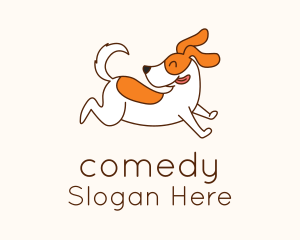 Cute Jolly Dog Logo