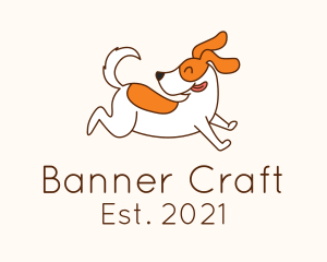 Cute Jolly Dog logo design