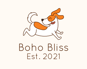 Cute Jolly Dog logo design