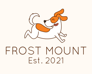 Cute Jolly Dog logo design