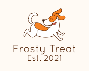 Cute Jolly Dog logo design