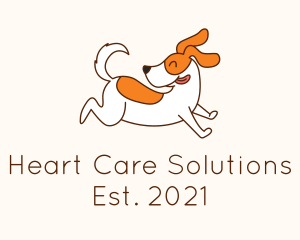 Cute Jolly Dog logo design